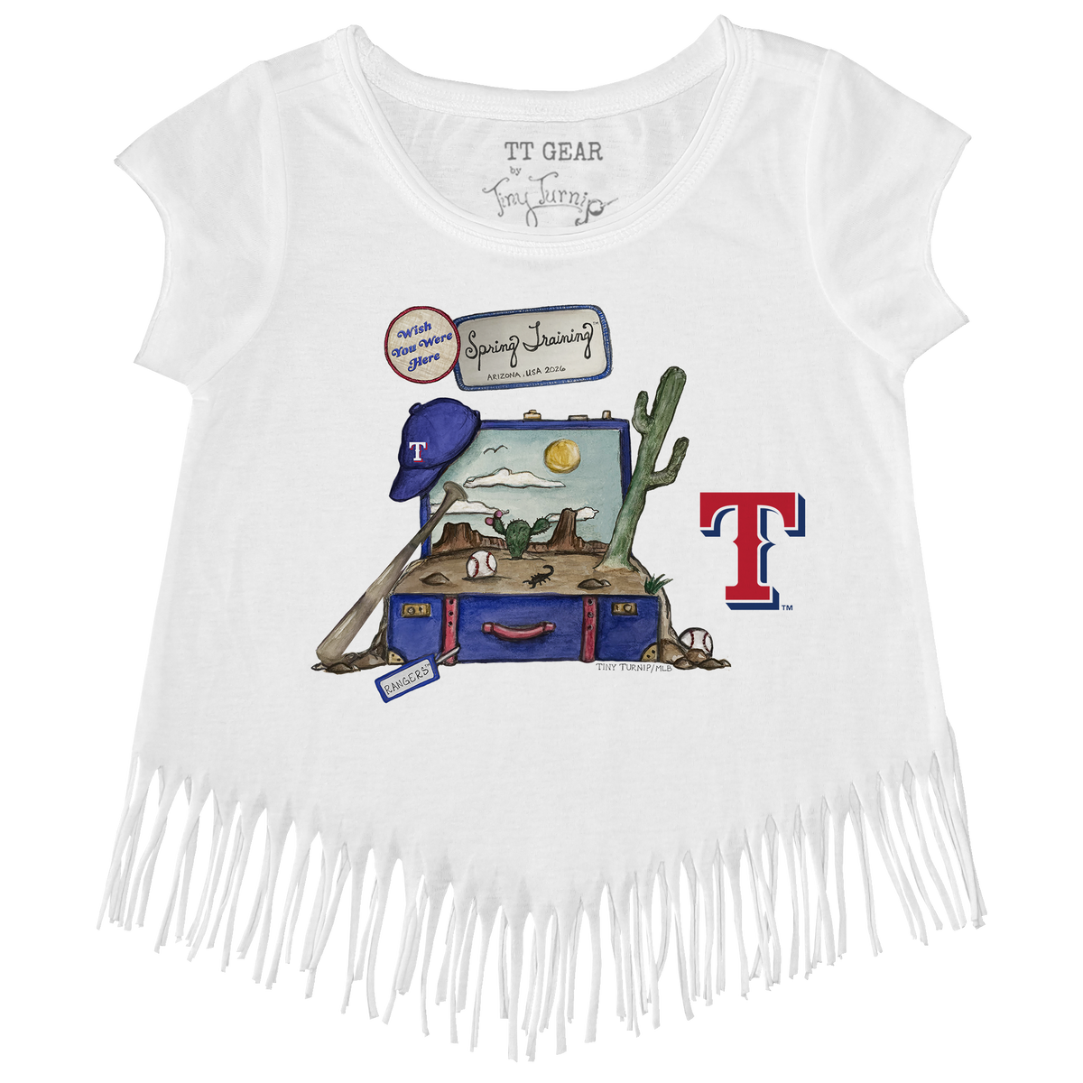 Texas Rangers Spring Training 2026 Fringe Tee - Tiny Turnip