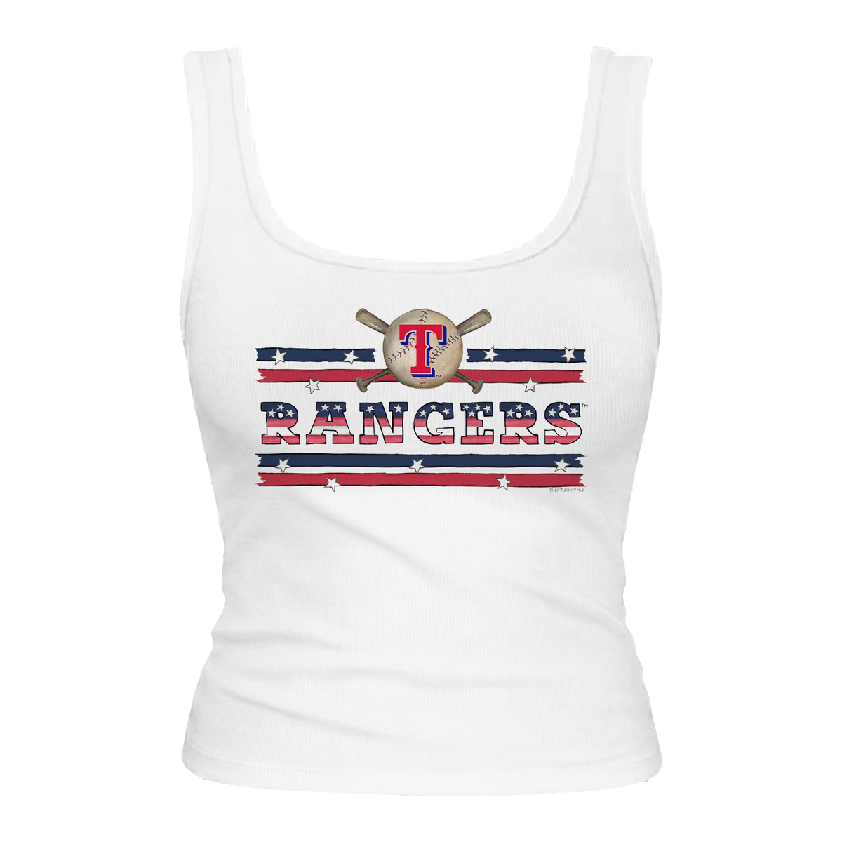 Texas Rangers Stars and Stripes Emmy Tank
