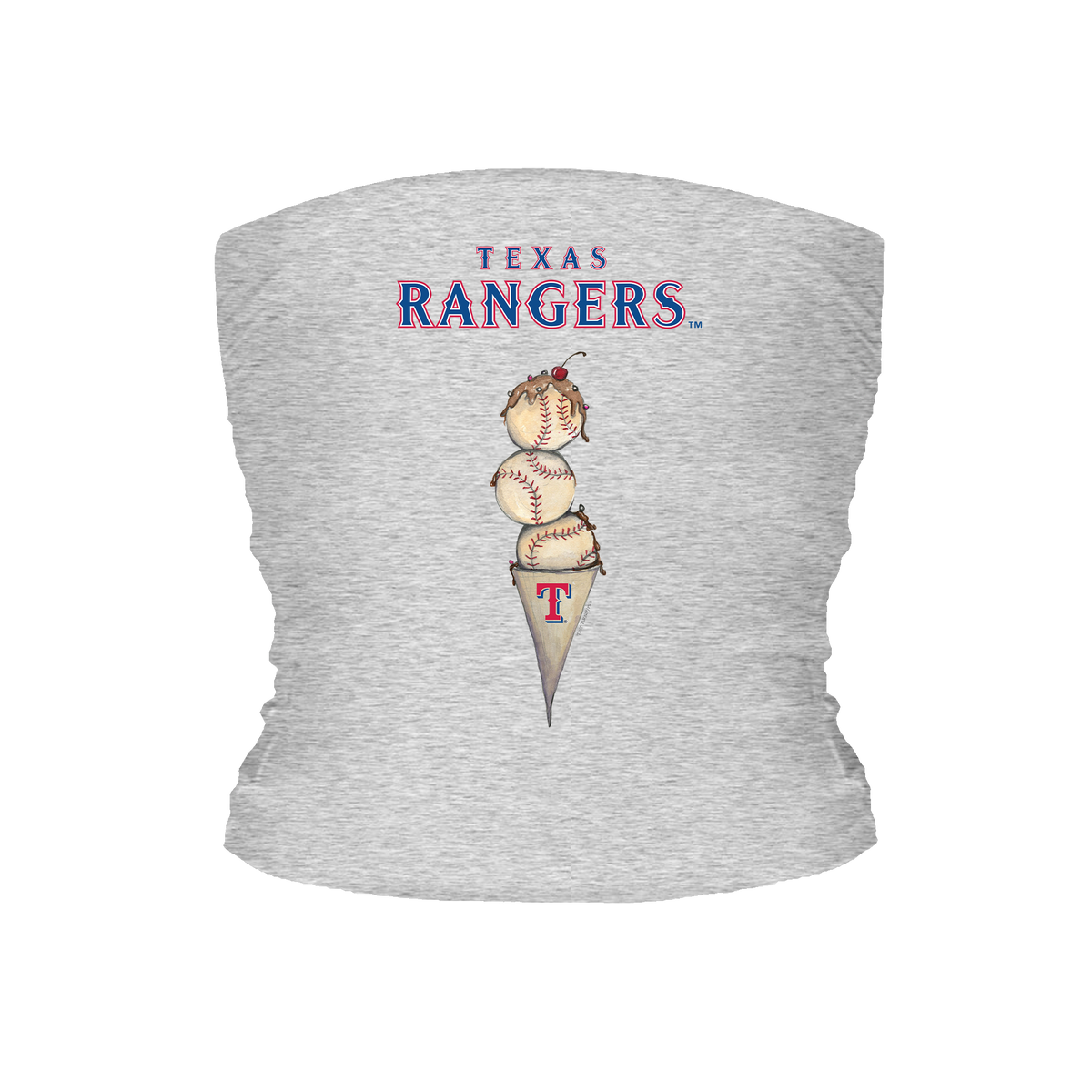 Texas Rangers Triple Scoop Tube Top