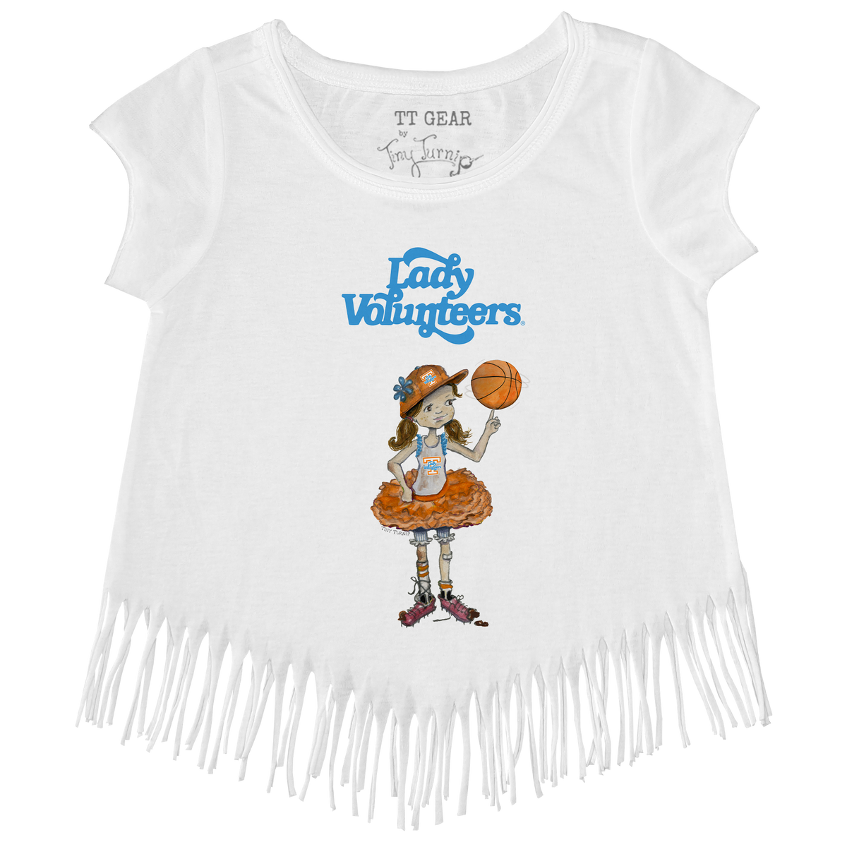 Tennessee Volunteers Babes Fringe Tee