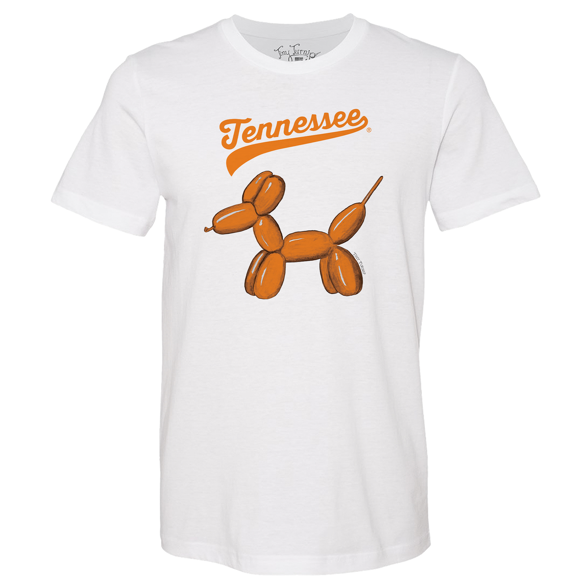 Tennessee Volunteers Balloon Dog Unisex Tee Shirt