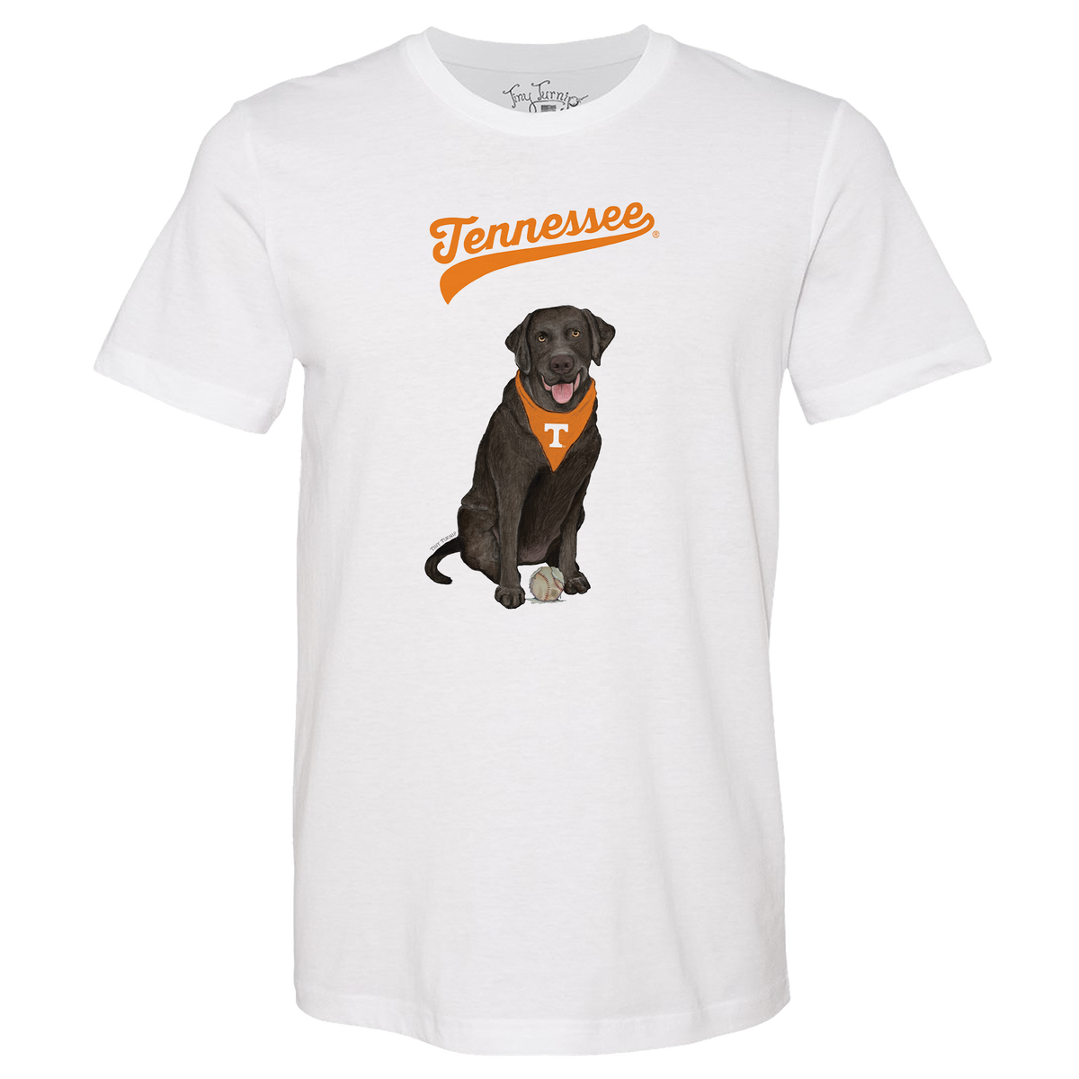 Tennessee Volunteers Black Labrador Retriever Unisex Tee Shirt