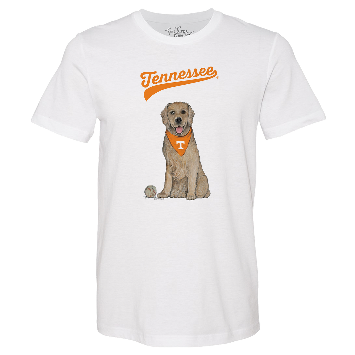 Tennessee Volunteers Golden Retriever Unisex Tee Shirt