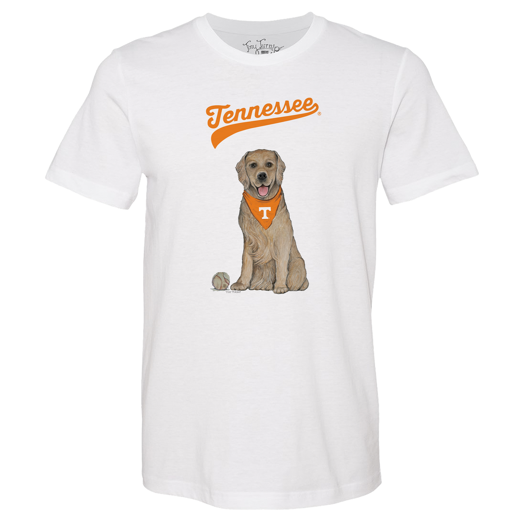 University of Tennessee Volunteers Golden Retriever Unisex Tee Shirt
