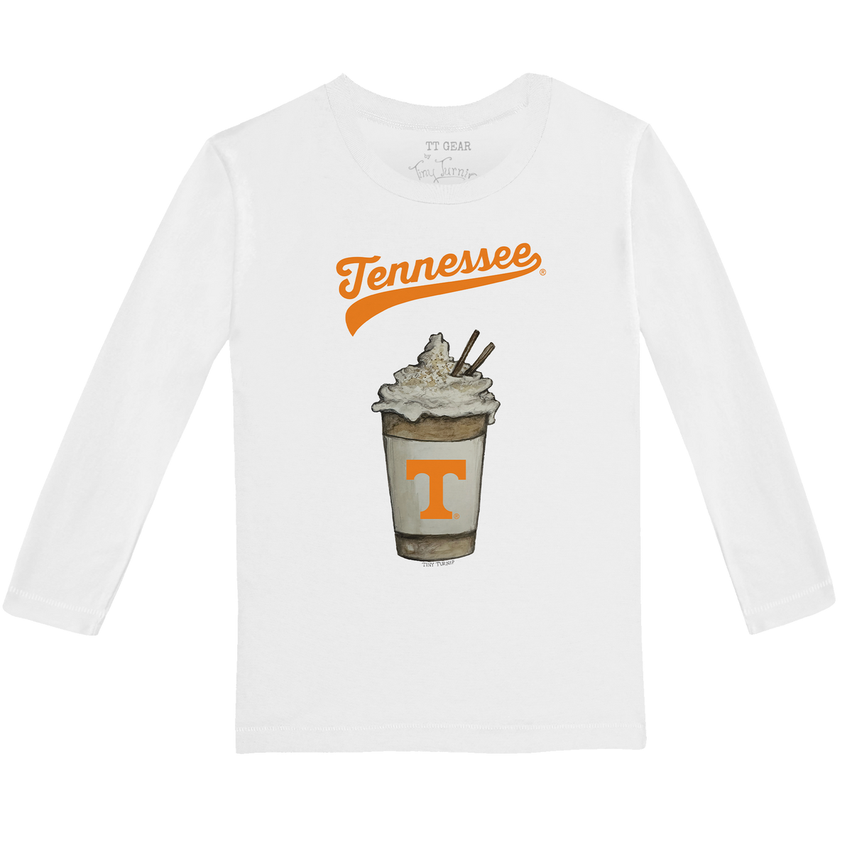 Tennessee Volunteers Latte Long-Sleeve Tee Shirt