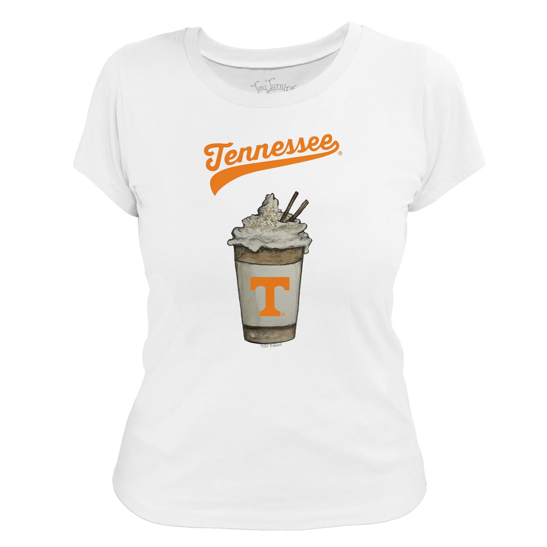 Tennessee Volunteers Latte Women's Tee Shirt