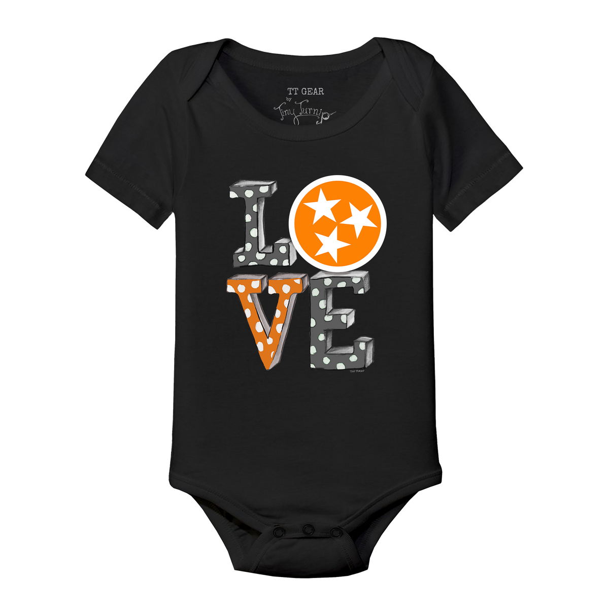 Tennessee Volunteers LOVE Short Sleeve Snapper