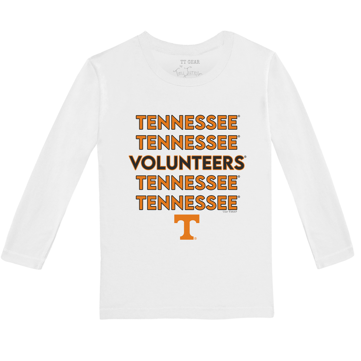 Tennessee Volunteers Stacked Long-Sleeve Tee Shirt