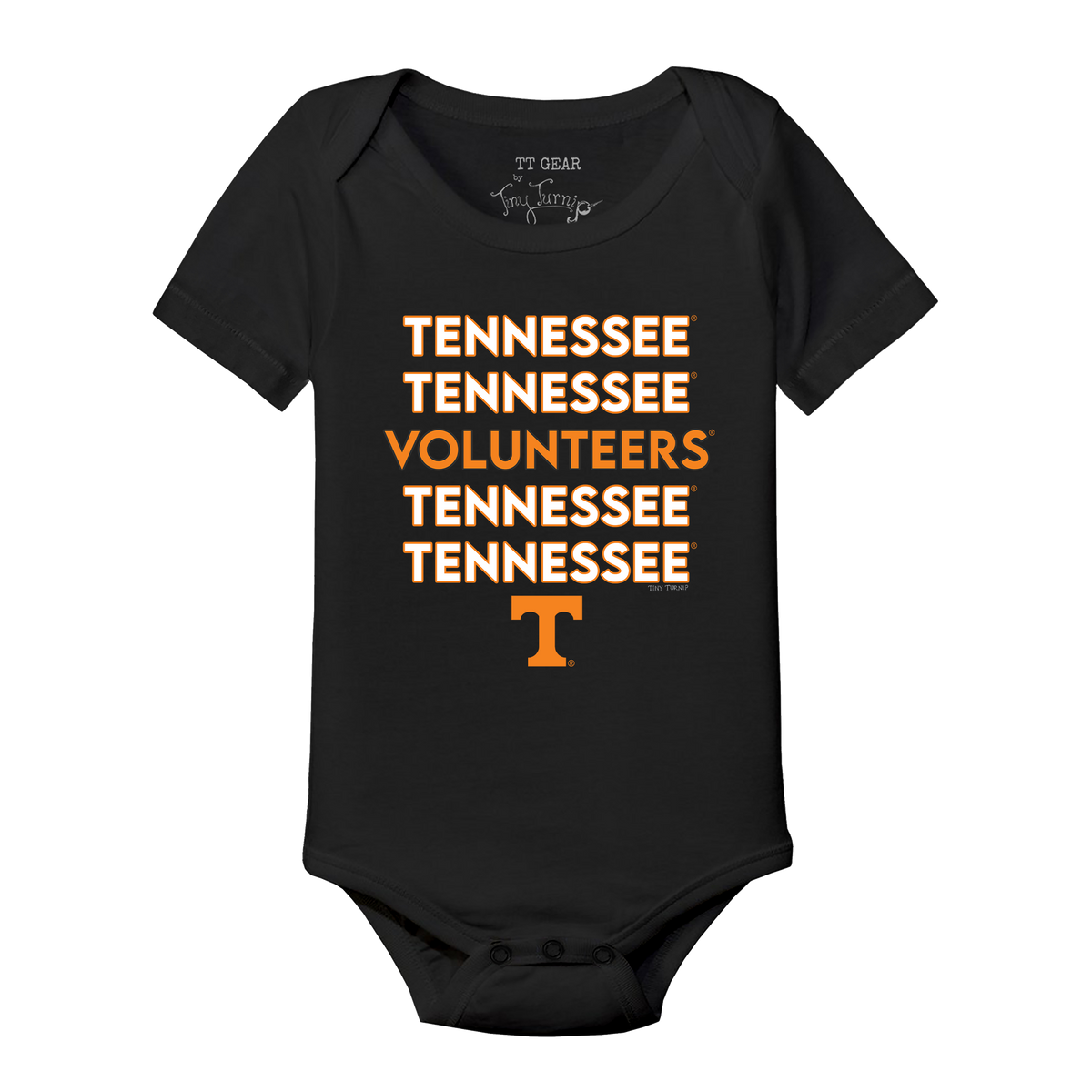 Tennessee Volunteers Stacked Short Sleeve Snapper