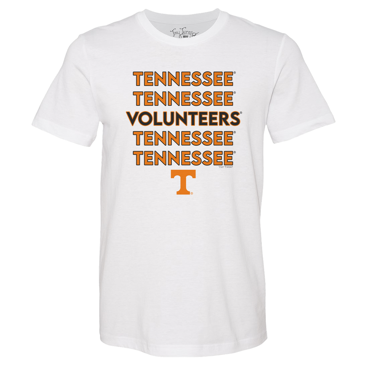 Tennessee Volunteers Stacked Unisex Tee Shirt