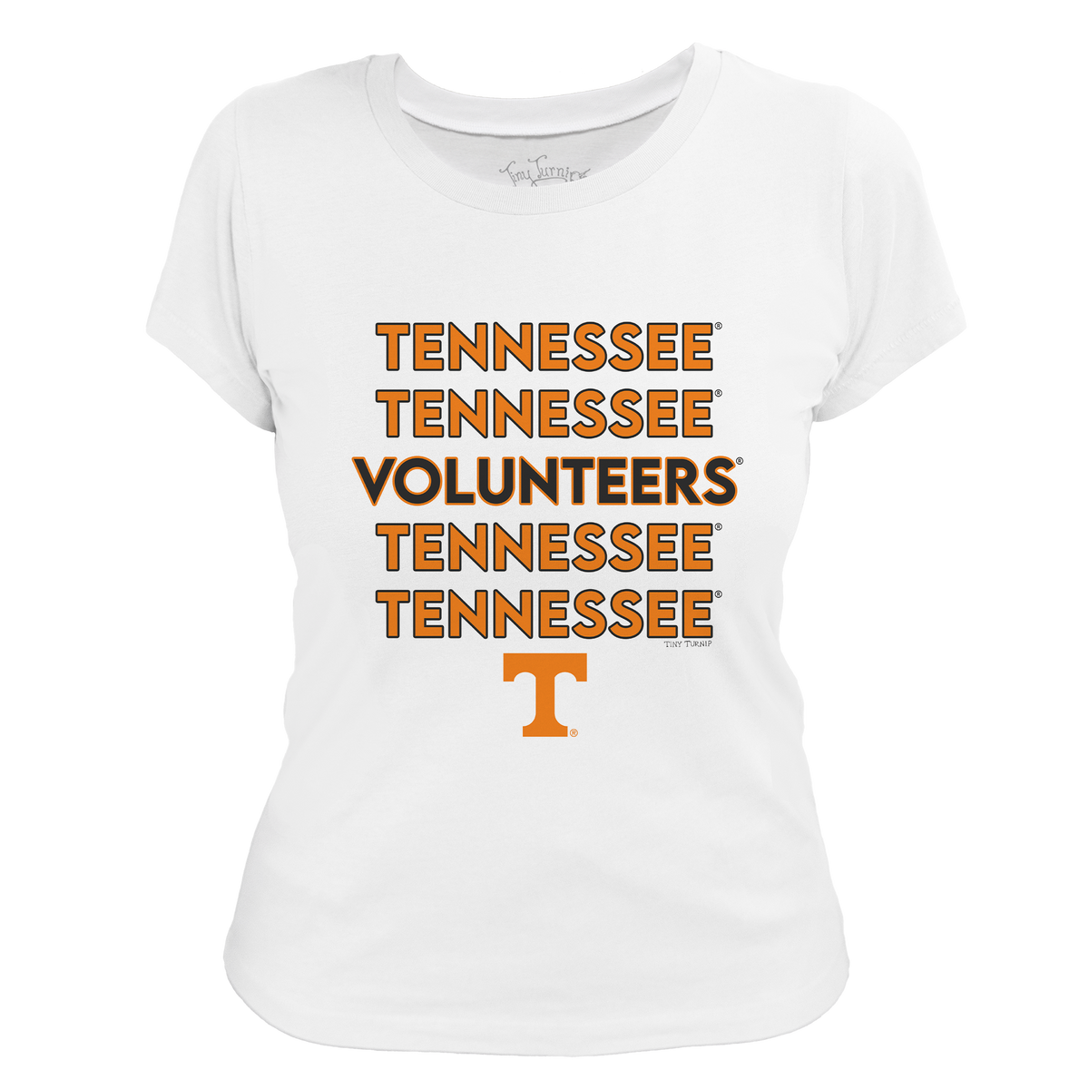 Tennessee Volunteers Stacked Women's Tee Shirt