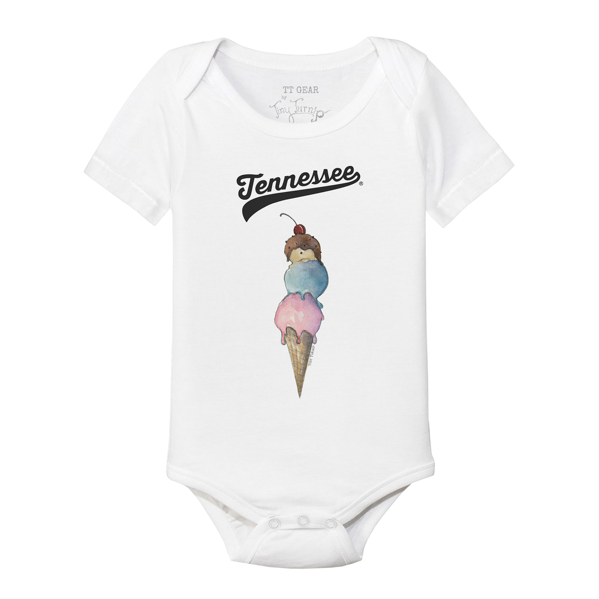 Tennessee Volunteers Triple Scoop Short Sleeve Snapper