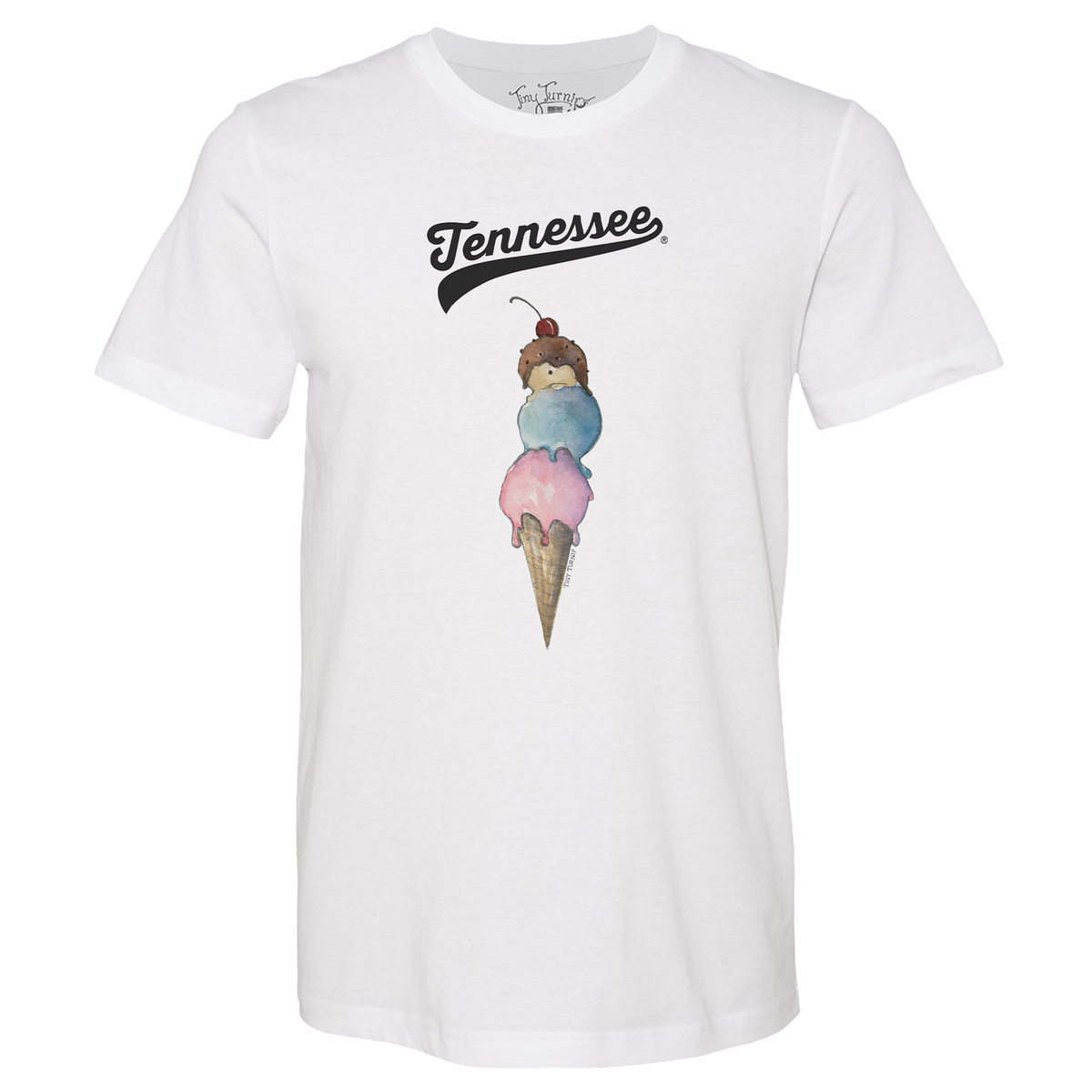 Tennessee Volunteers Triple Scoop Unisex Tee Shirt