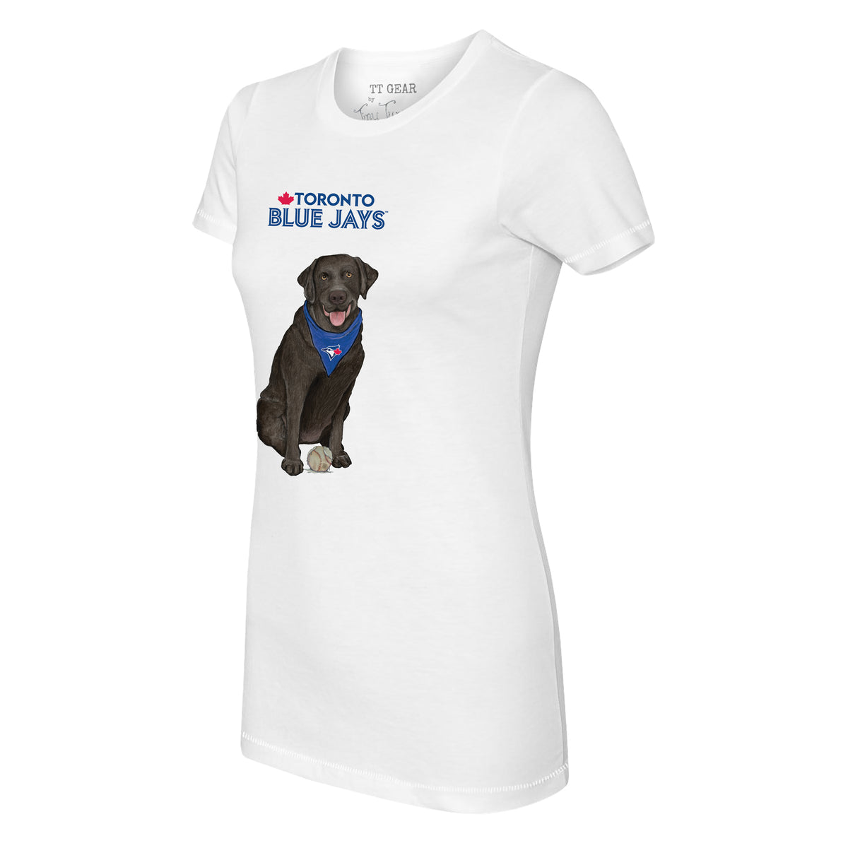 Toronto Blue Jays Black Labrador Retriever Tee Shirt