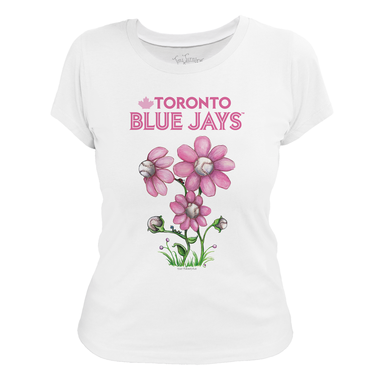 Toronto Blue Jays Blooming Baseballs Tee Shirt