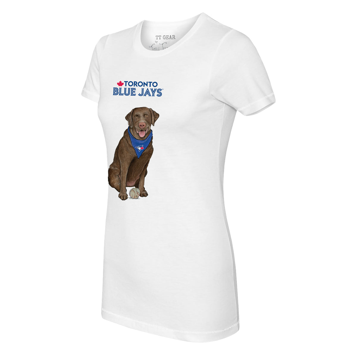 Toronto Blue Jays Chocolate Labrador Retriever Tee Shirt