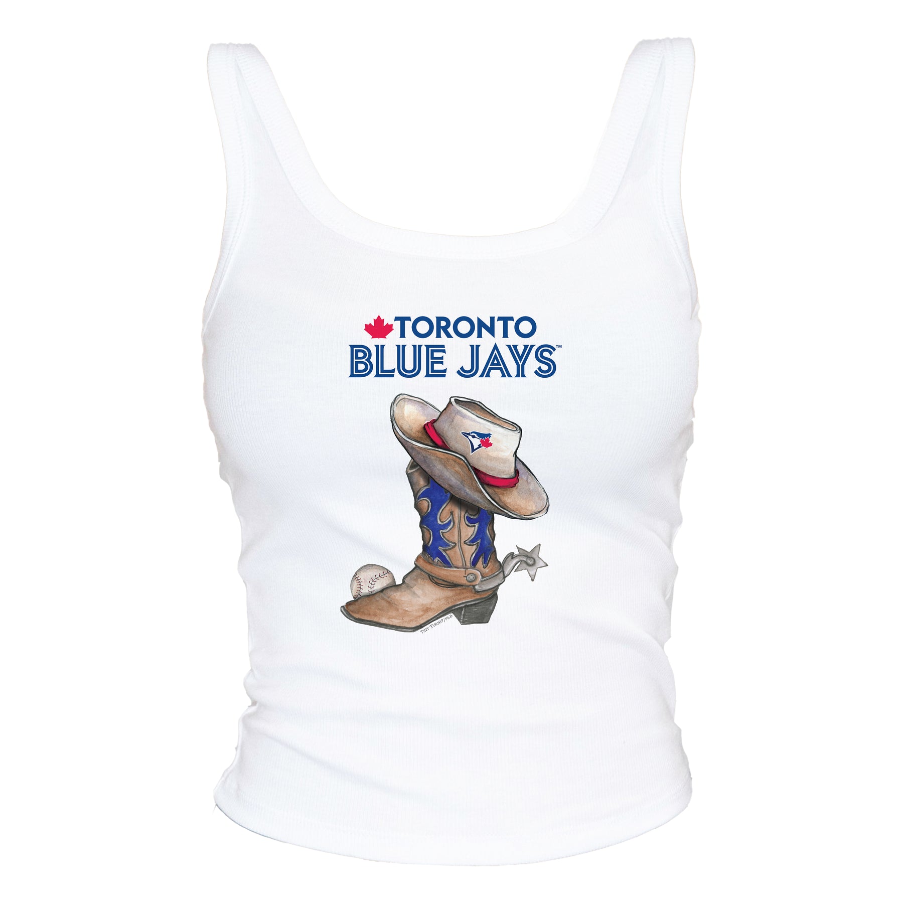 Toronto Blue Jays Cowboy Boot Ribbed Tank