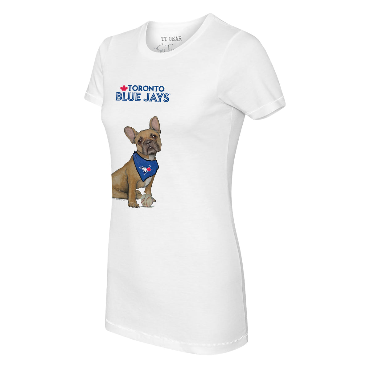 Toronto Blue Jays French Bulldog Tee Shirt
