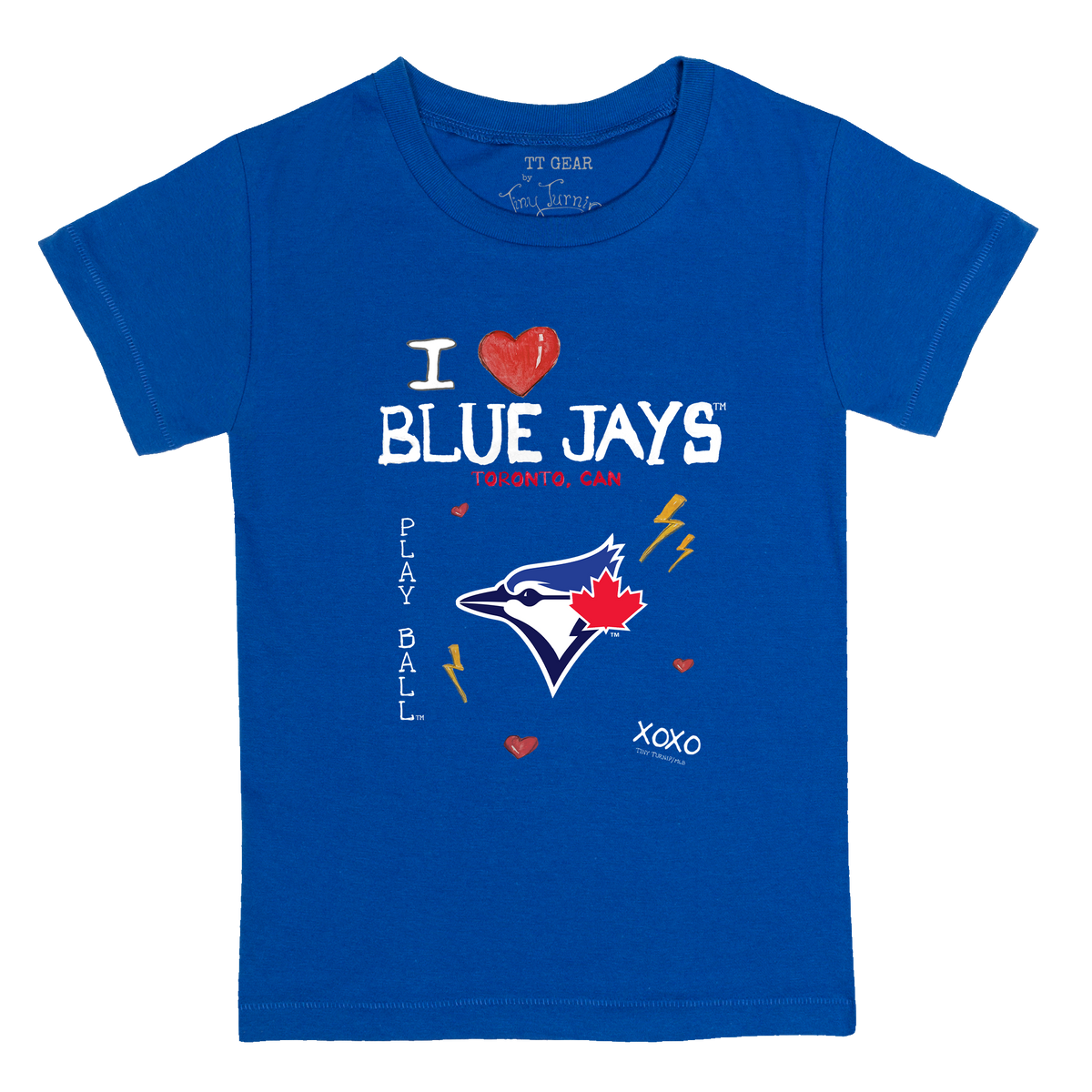 I Heart Blue Jays Kid's Tee Shirt - Tiny Turnip