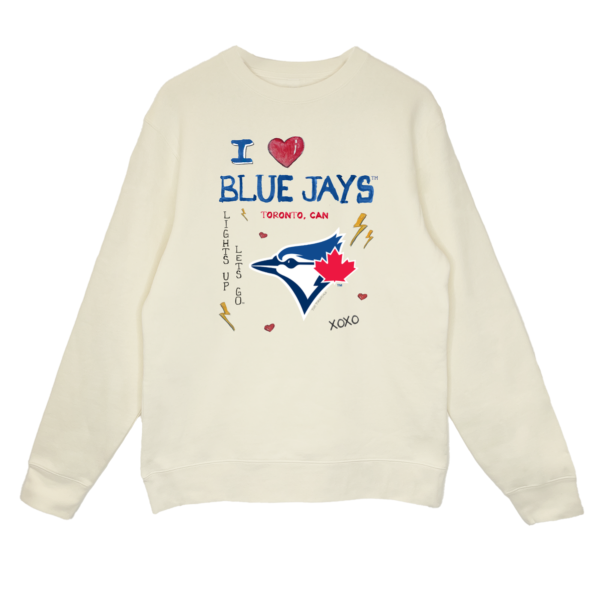 I Heart Blue Jays Crewneck Sweatshirt