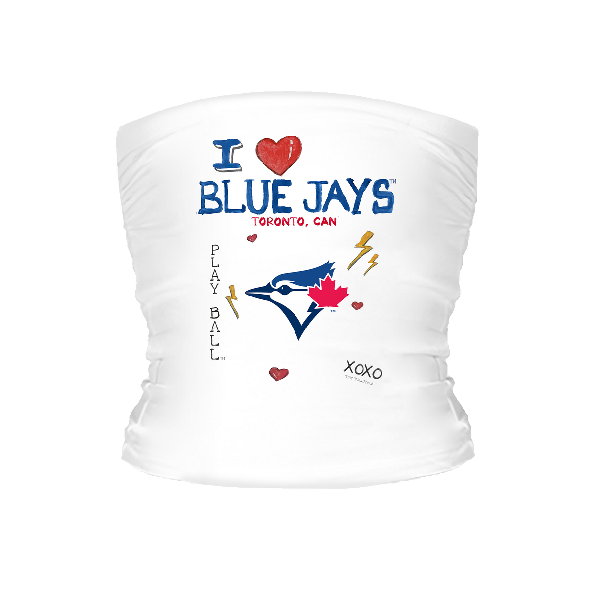 I Heart Blue Jays Tube Top - Tiny Turnip