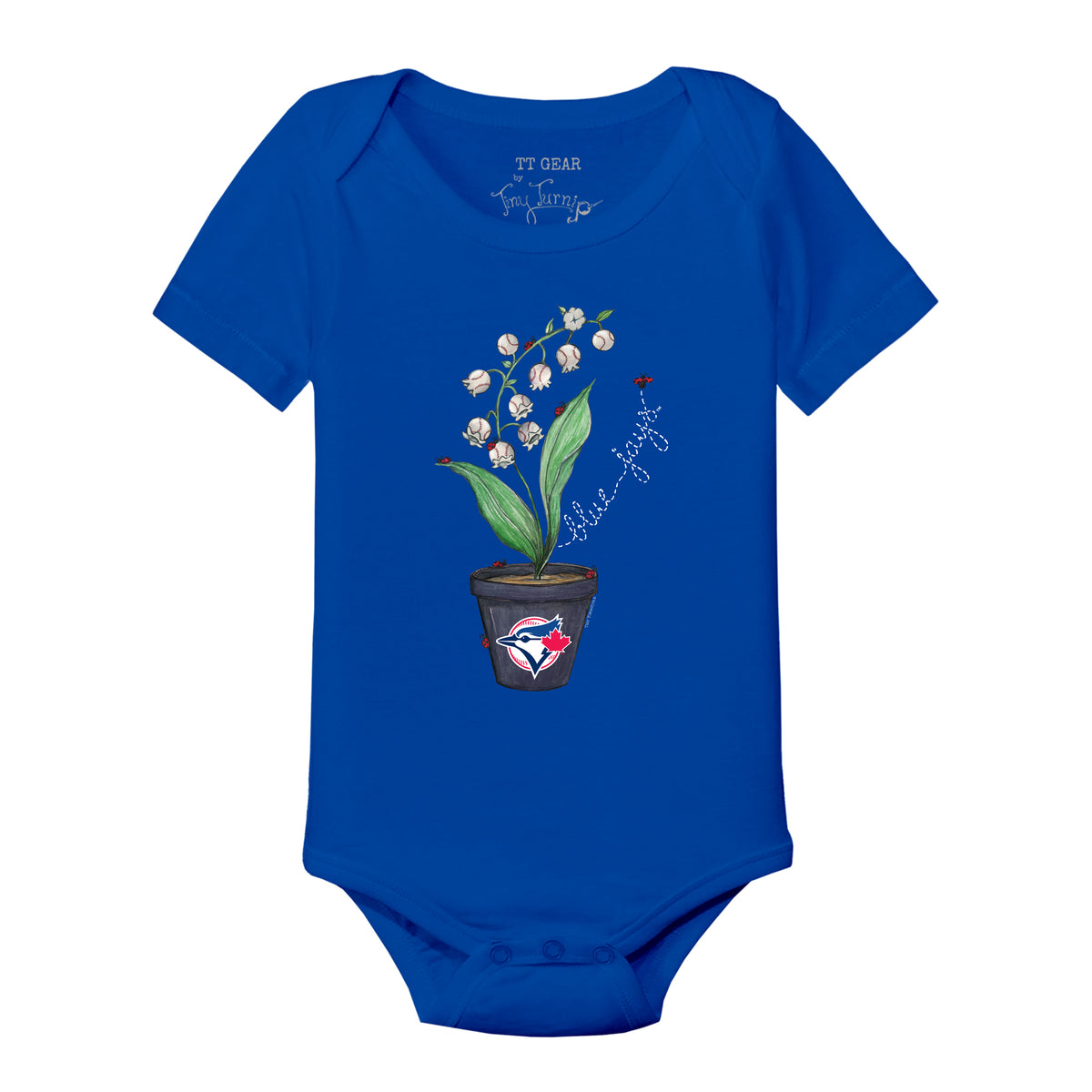 Toronto Blue Jays Ladybug Short Sleeve Snapper