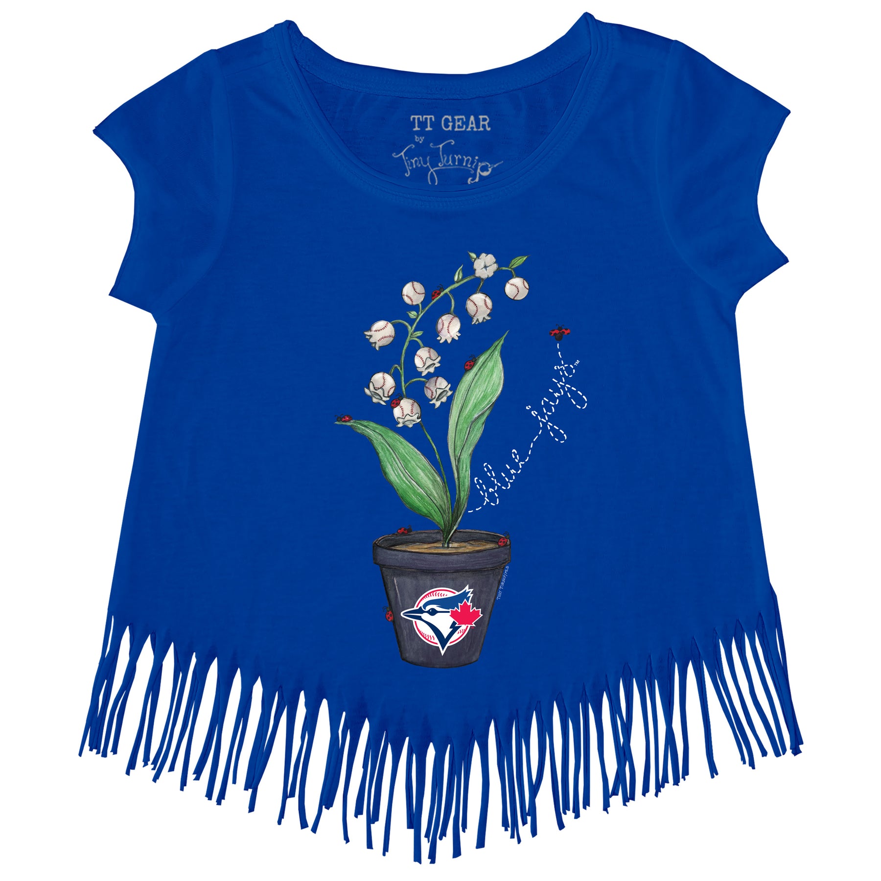 Toronto Blue Jays Ladybug Fringe Tee