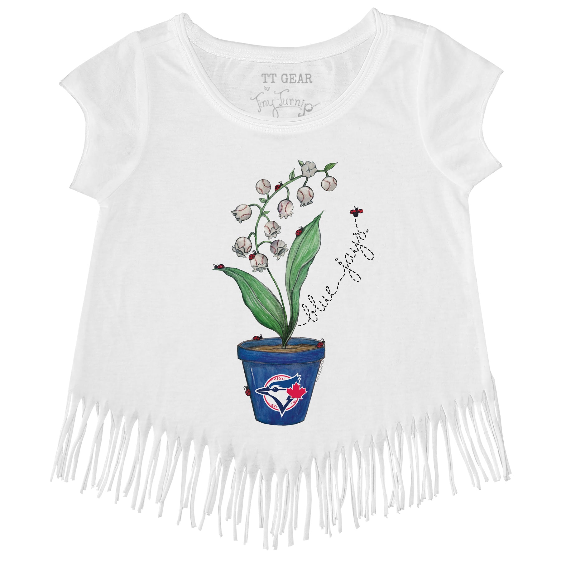 Toronto Blue Jays Ladybug Fringe Tee