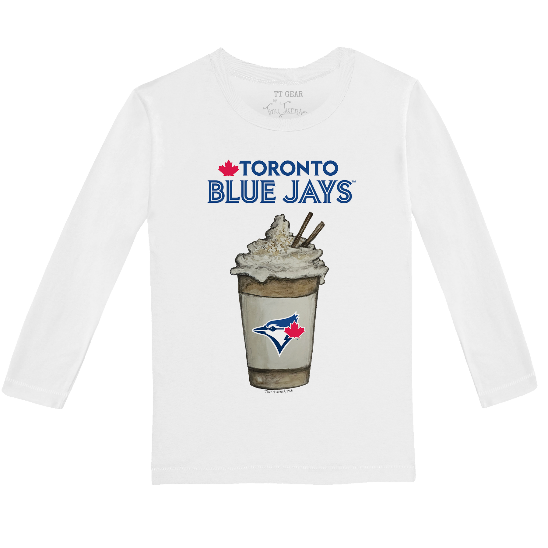 Toronto Blue Jays Latte Long-Sleeve Tee Shirt