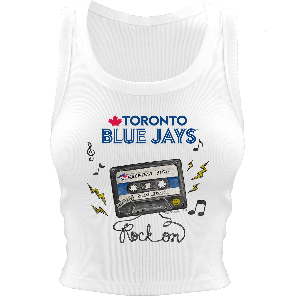Toronto Blue Jays Mixtape Crop Tank