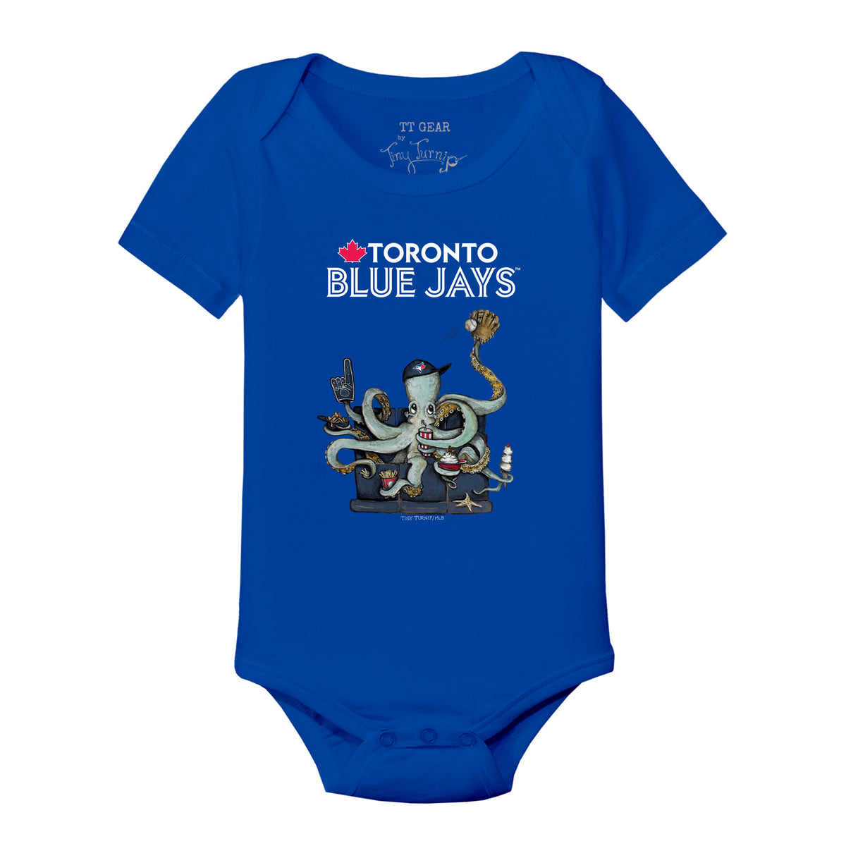 Toronto Blue Jays Octopus Short Sleeve Snapper