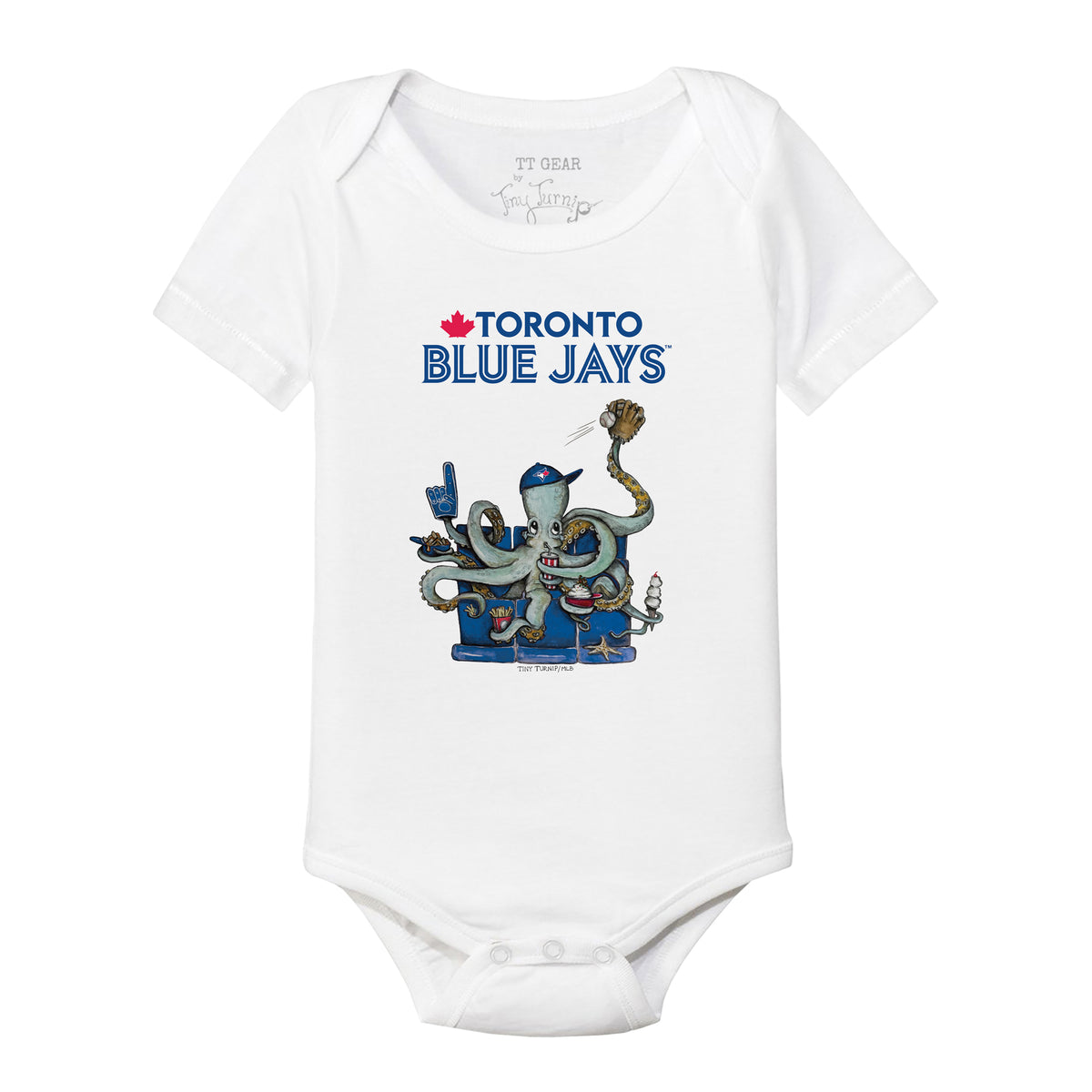 Toronto Blue Jays Octopus Short Sleeve Snapper