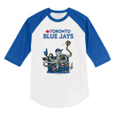 Toronto Blue Jays Octopus 3/4 Royal Blue Sleeve Raglan