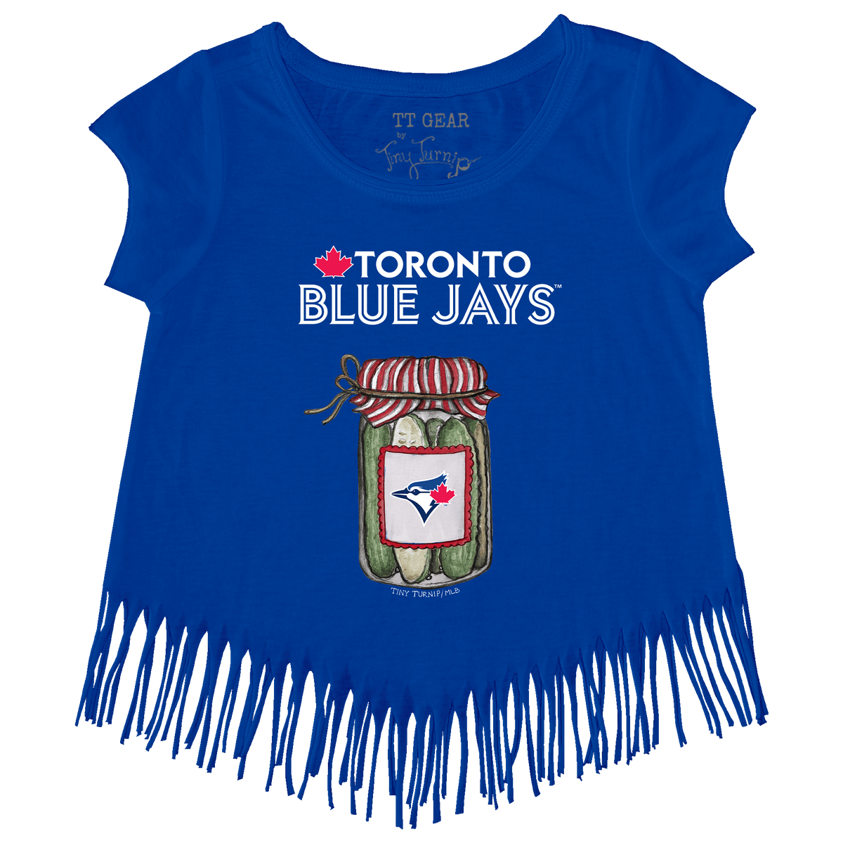 Toronto Blue Jays Pickle Jar Fringe Tee