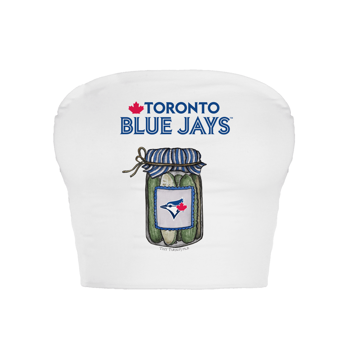 Toronto Blue Jays Pickle Jar Crop Tube Top