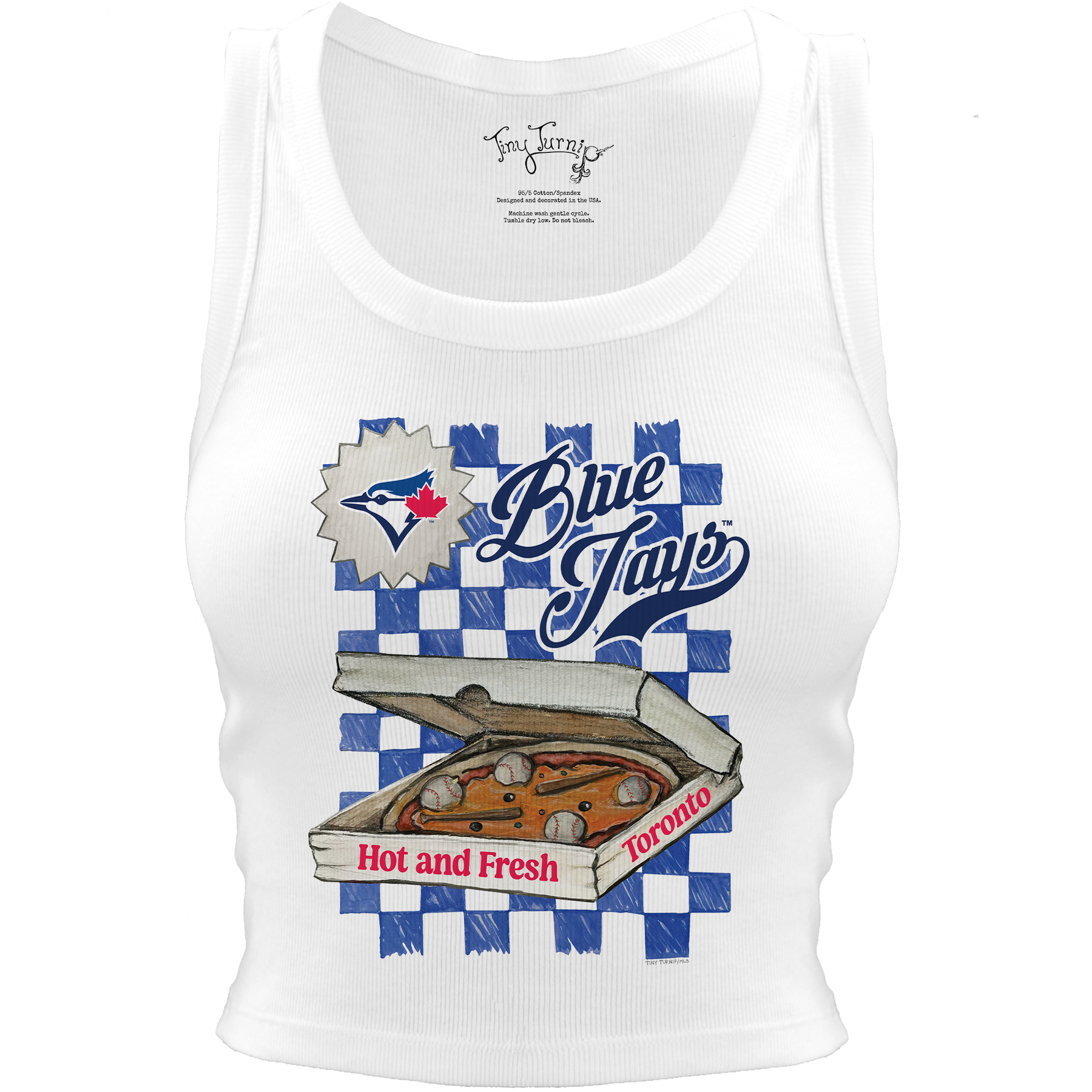 Toronto Blue Jays Pizza Crop Tank