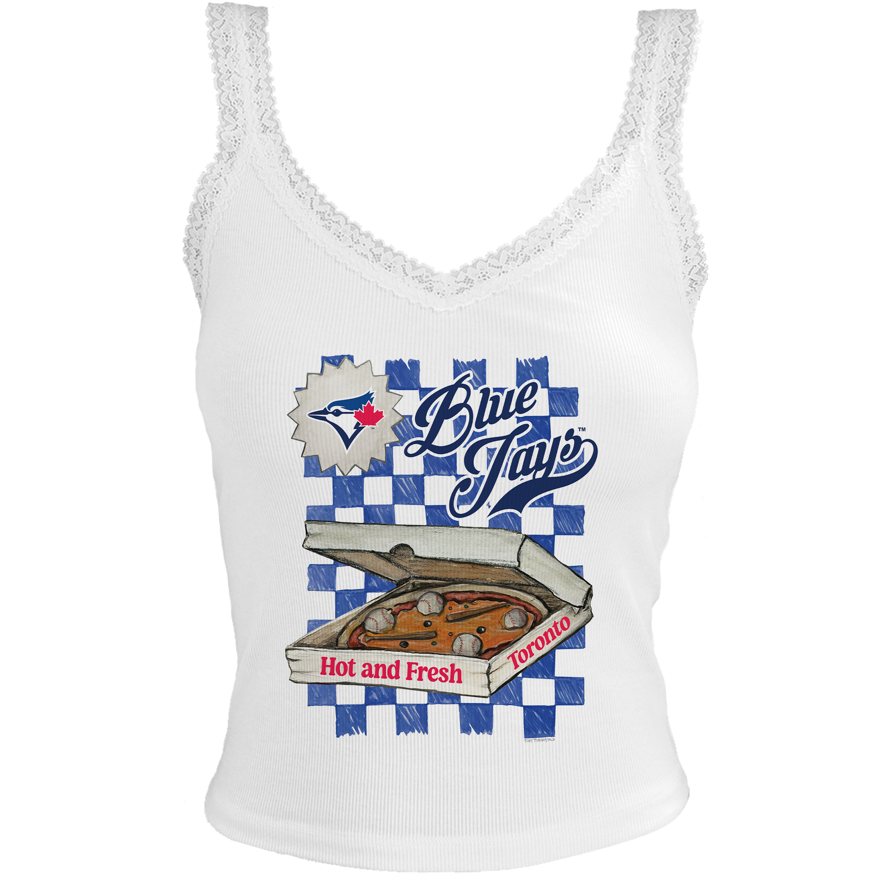 Toronto Blue Jays Pizza Lace Tank