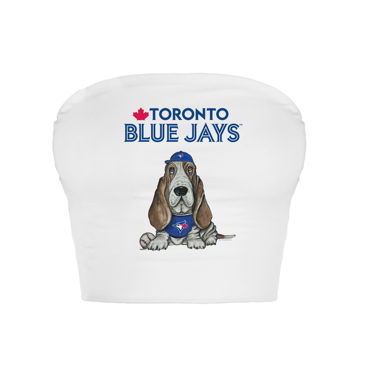 Toronto Blue Jays Puddy Crop Tube Top
