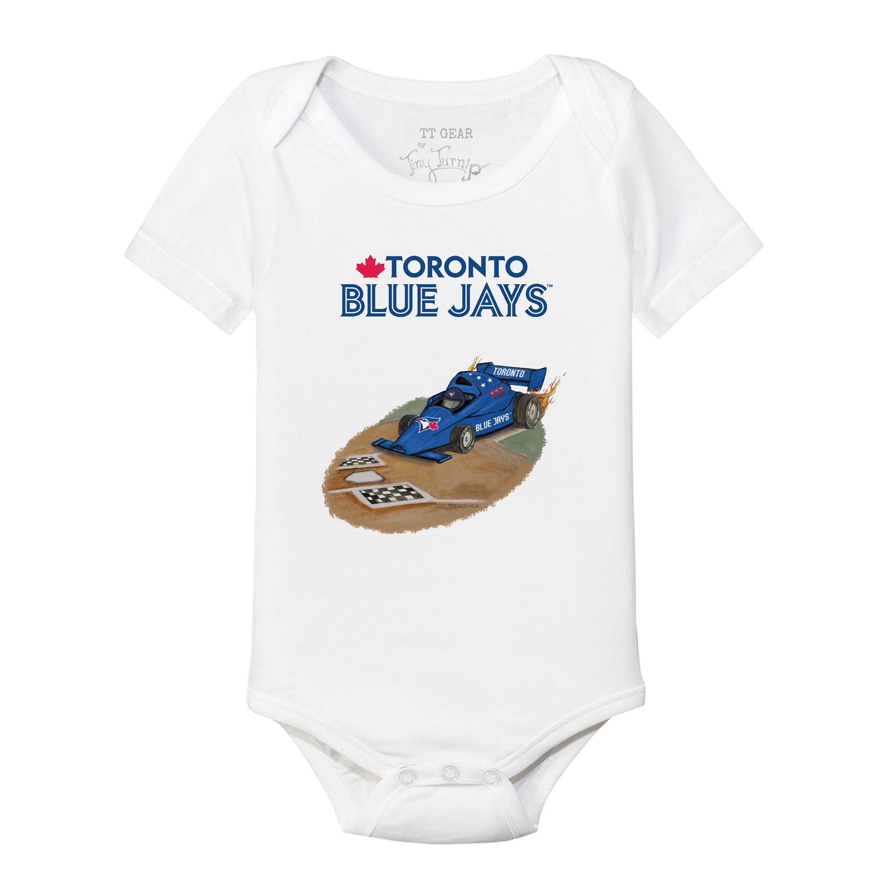 Toronto Blue Jays Race Car Short Sleeve Snapper