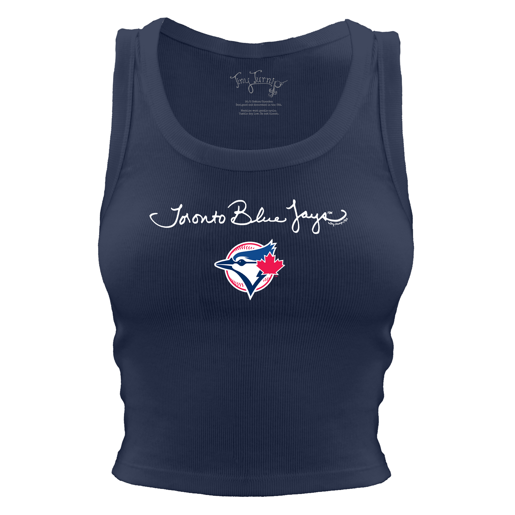 Toronto Blue Jays Script Logo Crop Tank