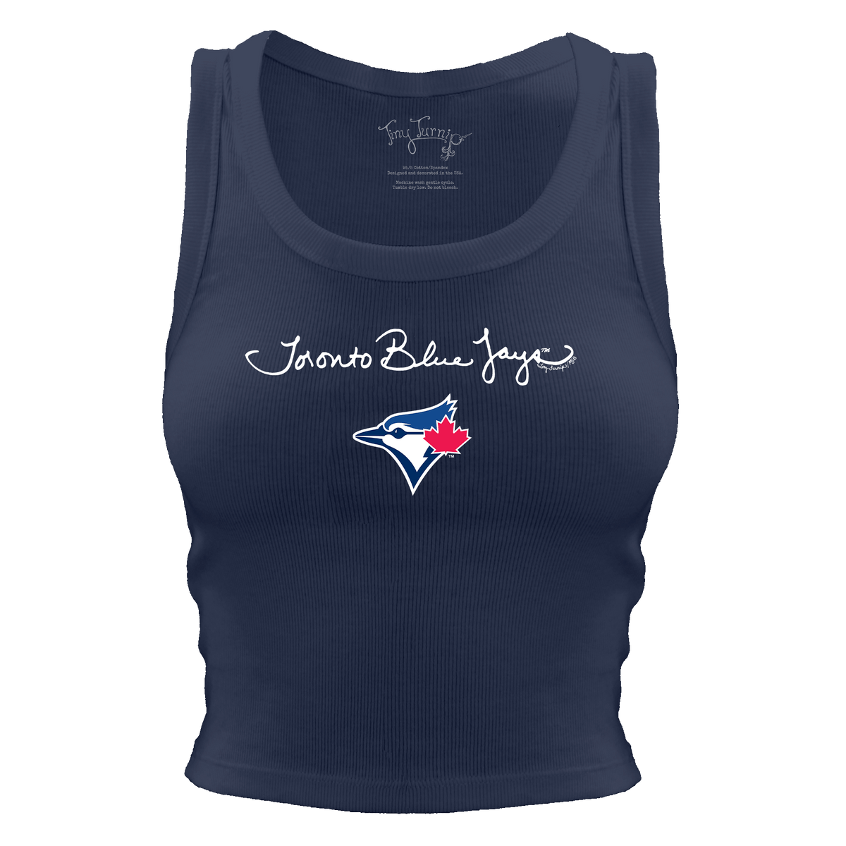 Toronto Blue Jays Logo Script Crop Tank