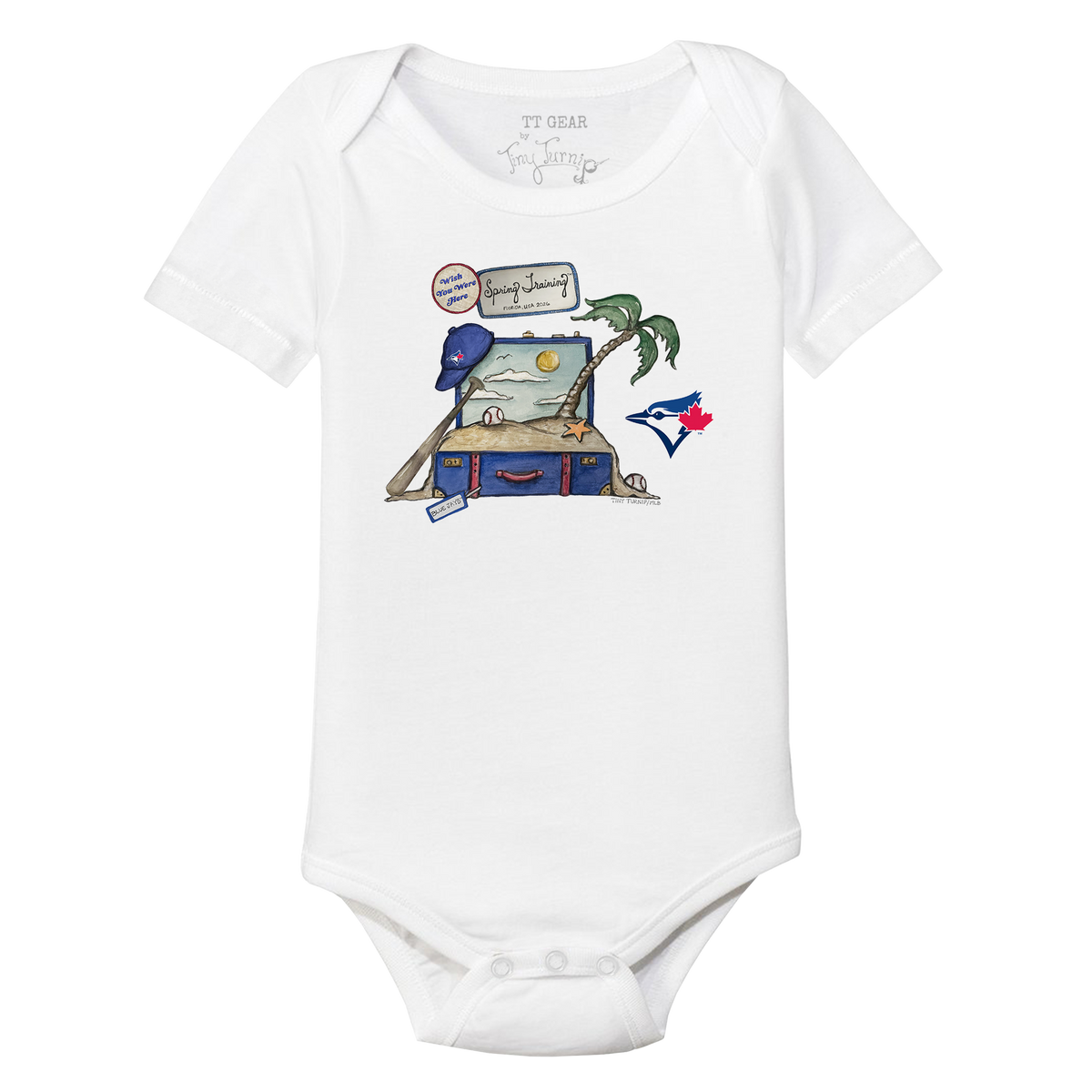 Toronto Blue Jays Spring Training 2026 Short Sleeve Snapper - Tiny Turnip