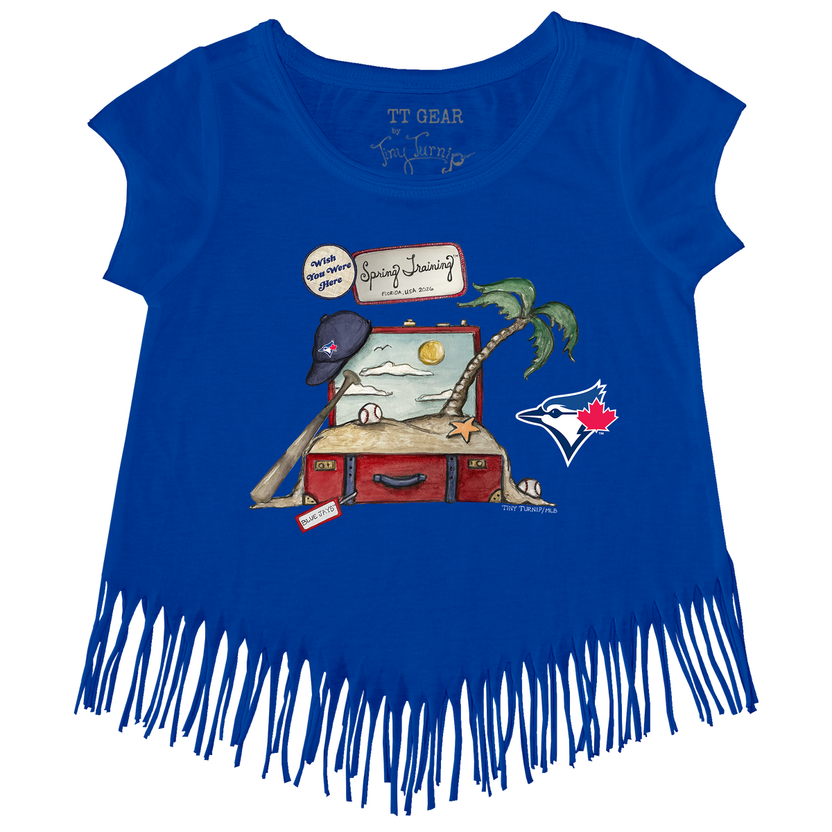 Toronto Blue Jays Spring Training 2026 Fringe Tee - Tiny Turnip