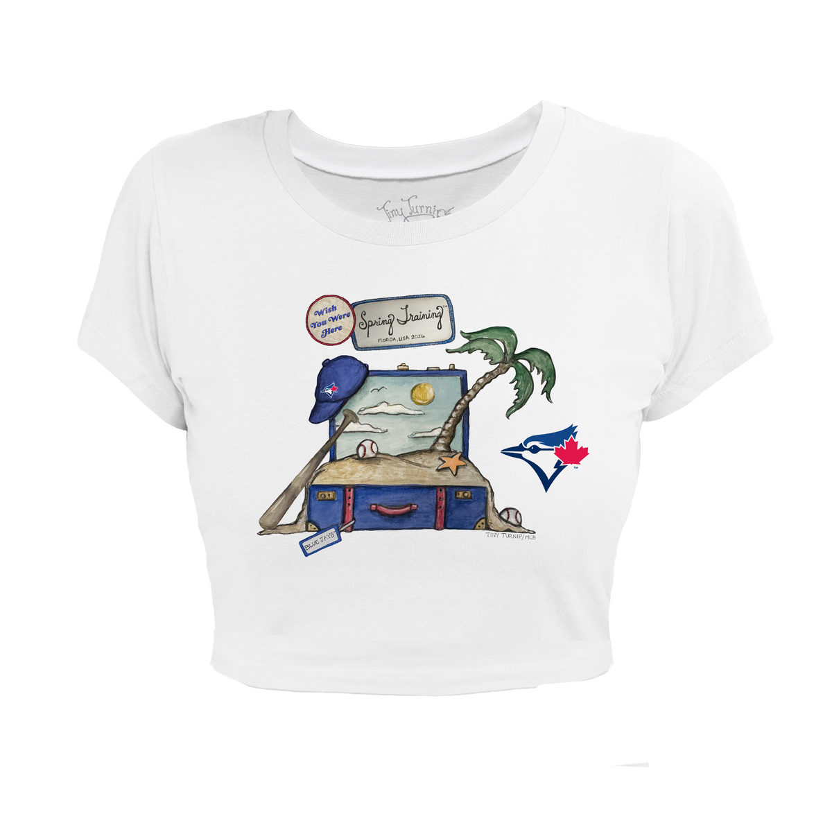 Toronto Blue Jays Spring Training 2026 Riley Crop Tee