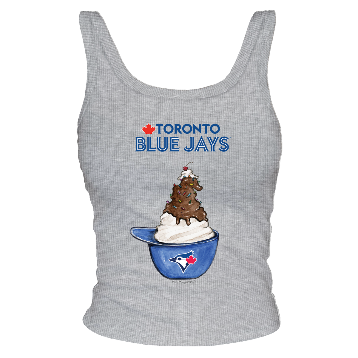 Toronto Blue Jays Sundae Helmet Ribbed Tank