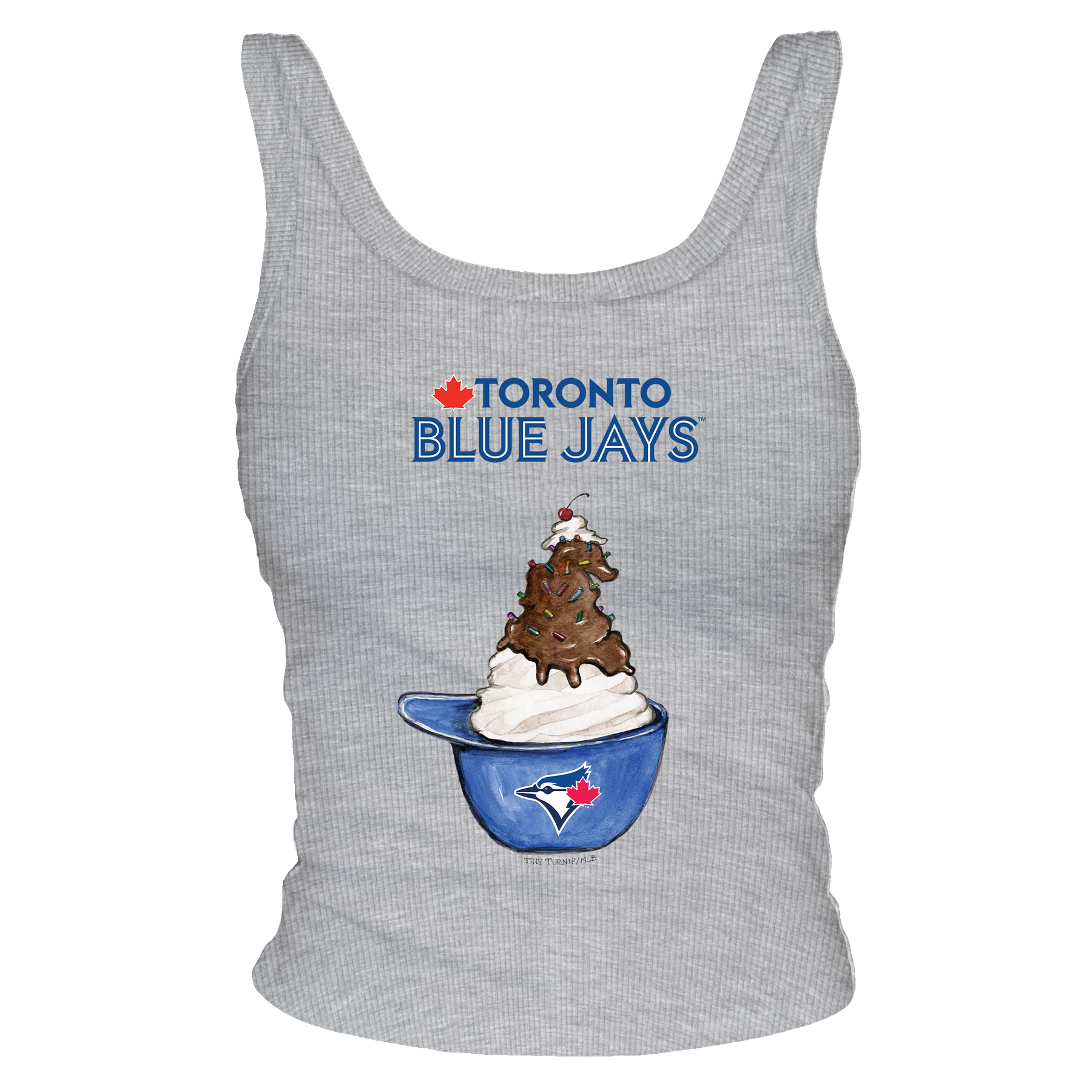 Toronto Blue Jays Sundae Helmet Ribbed Tank