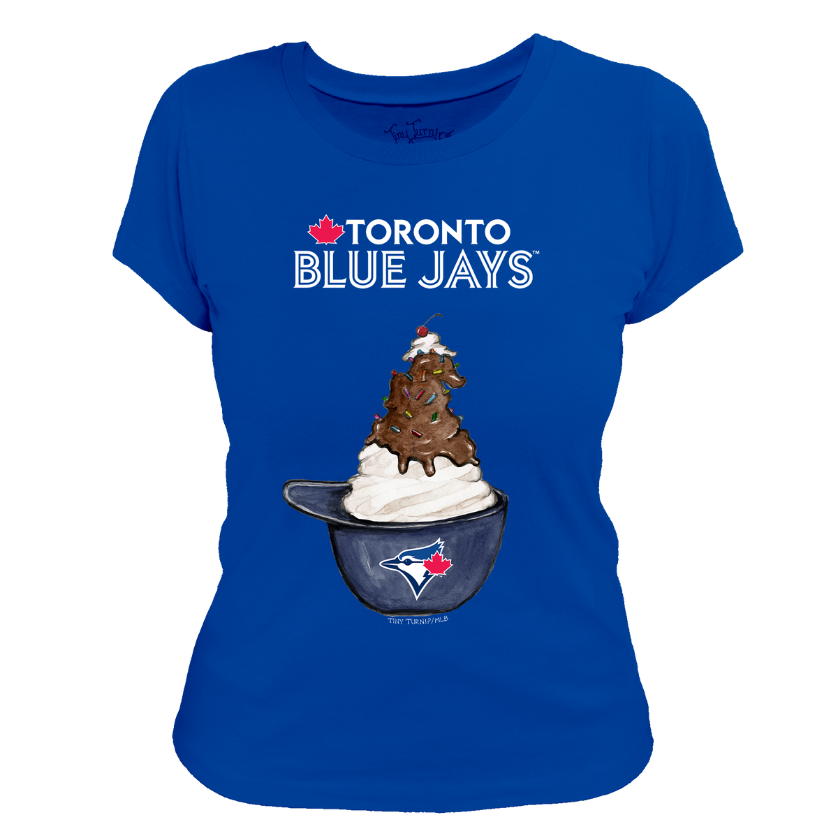 Toronto Blue Jays Sundae Helmet Women's Tee Shirt