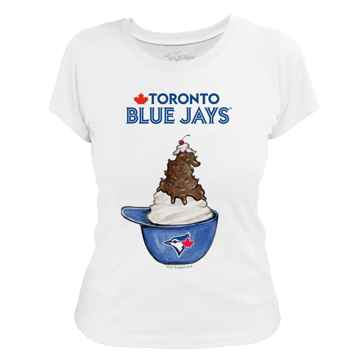 Toronto Blue Jays Sundae Helmet Women's Tee Shirt