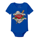 Toronto Blue Jays Tattoo Rose Short Sleeve Snapper
