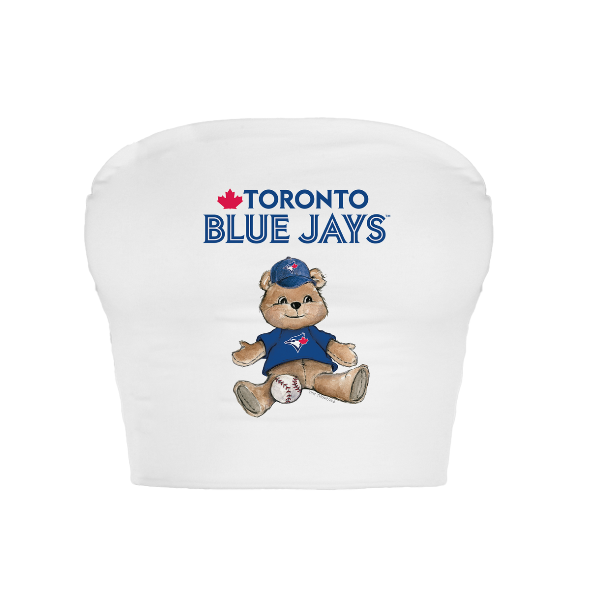 Toronto Blue Jays Teddy Crop Tube Top